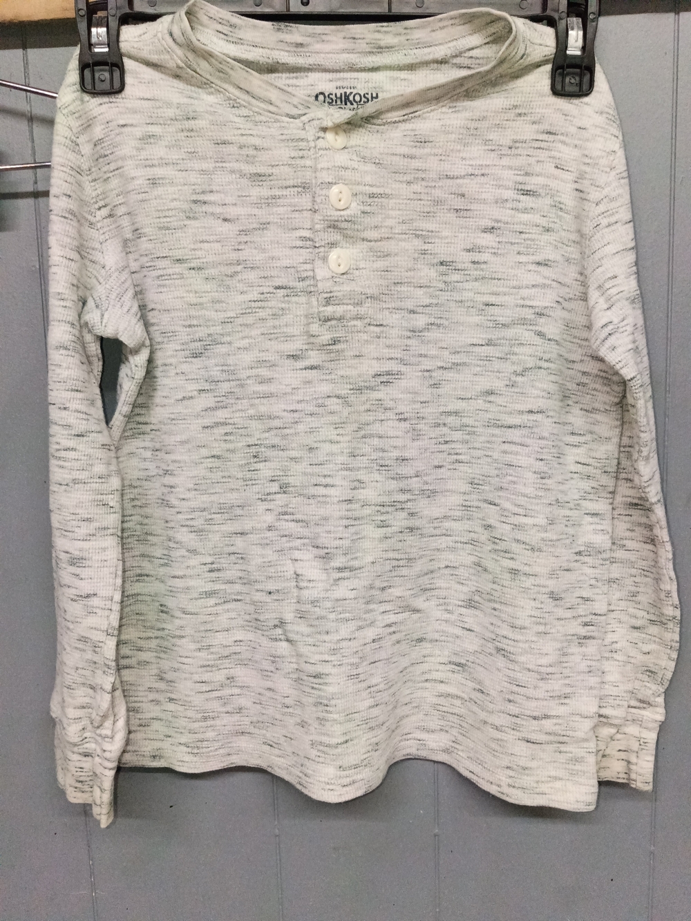 OshKosh B'gosh Grey Long-Sleeve Henley